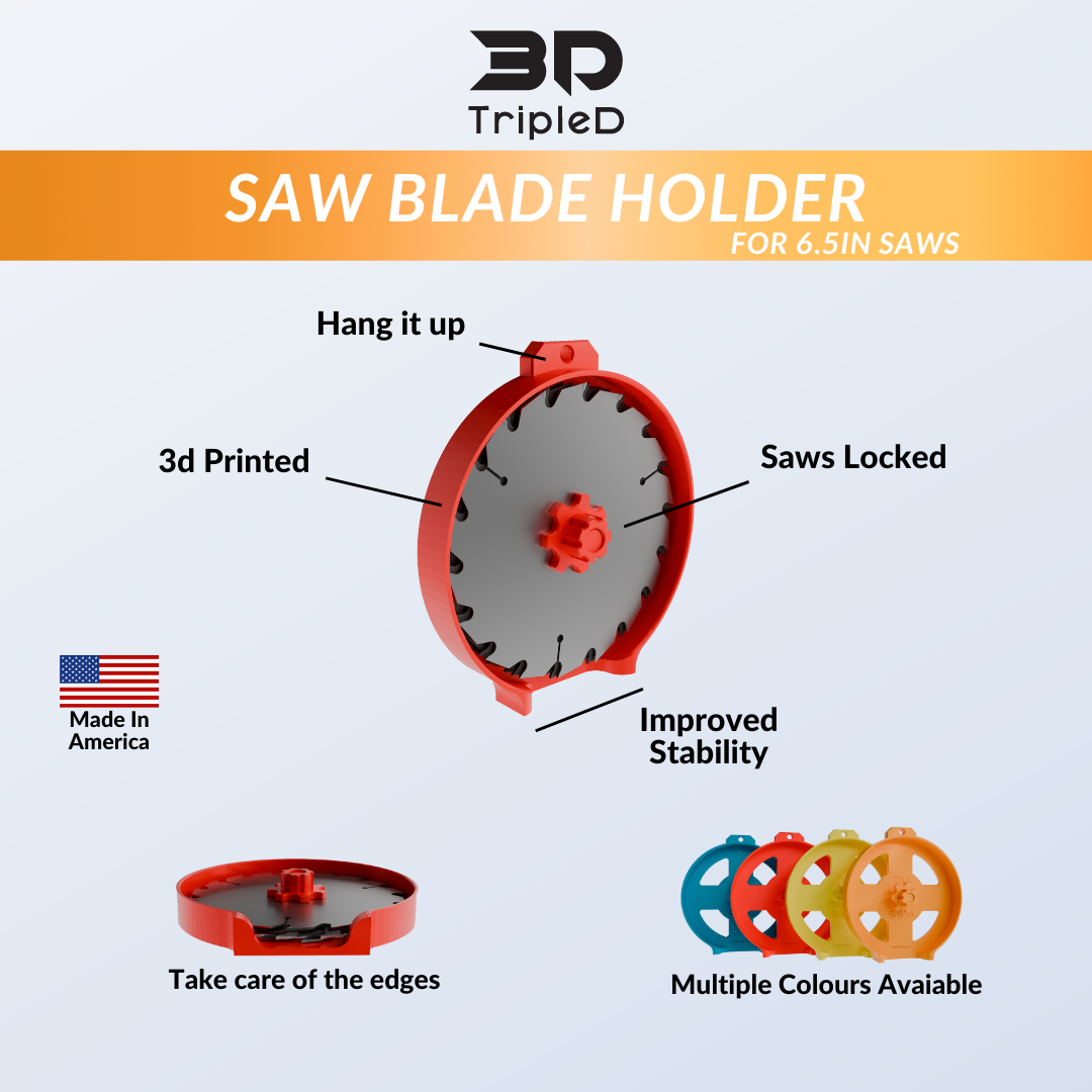 TripleD Tools Saw Blade Holder - Organize Your Blades with Style! - TripleD Tools