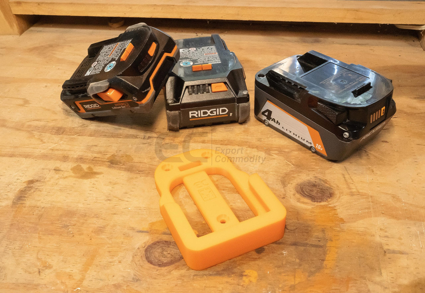 TripleD Tools PowerSlide Lite: Slim & Stealth 3D Printed 3 Pack Battery Mount for Ridgid Power Tools Secure Ergonomic, Durable & Made in USA - TripleD Tools