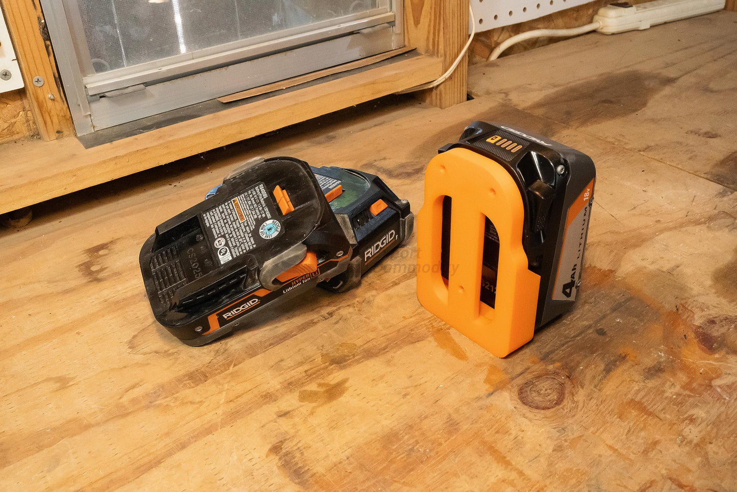 TripleD Tools PowerSlide Lite: Slim & Stealth 3D Printed 3 Pack Battery Mount for Ridgid Power Tools Secure Ergonomic, Durable & Made in USA - TripleD Tools